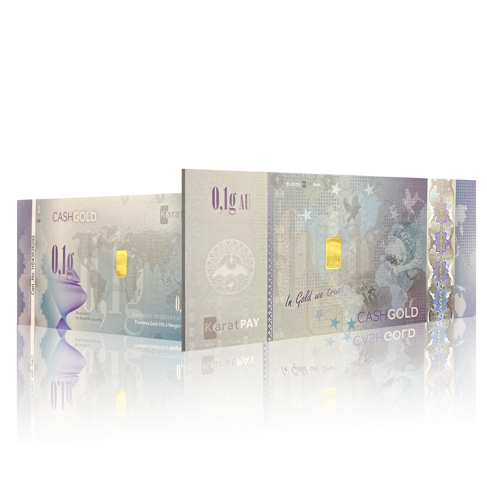 0.1g Cash Gold Bullion (999.9) 4